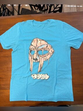 MF Doom Shirt with Pink Graphic